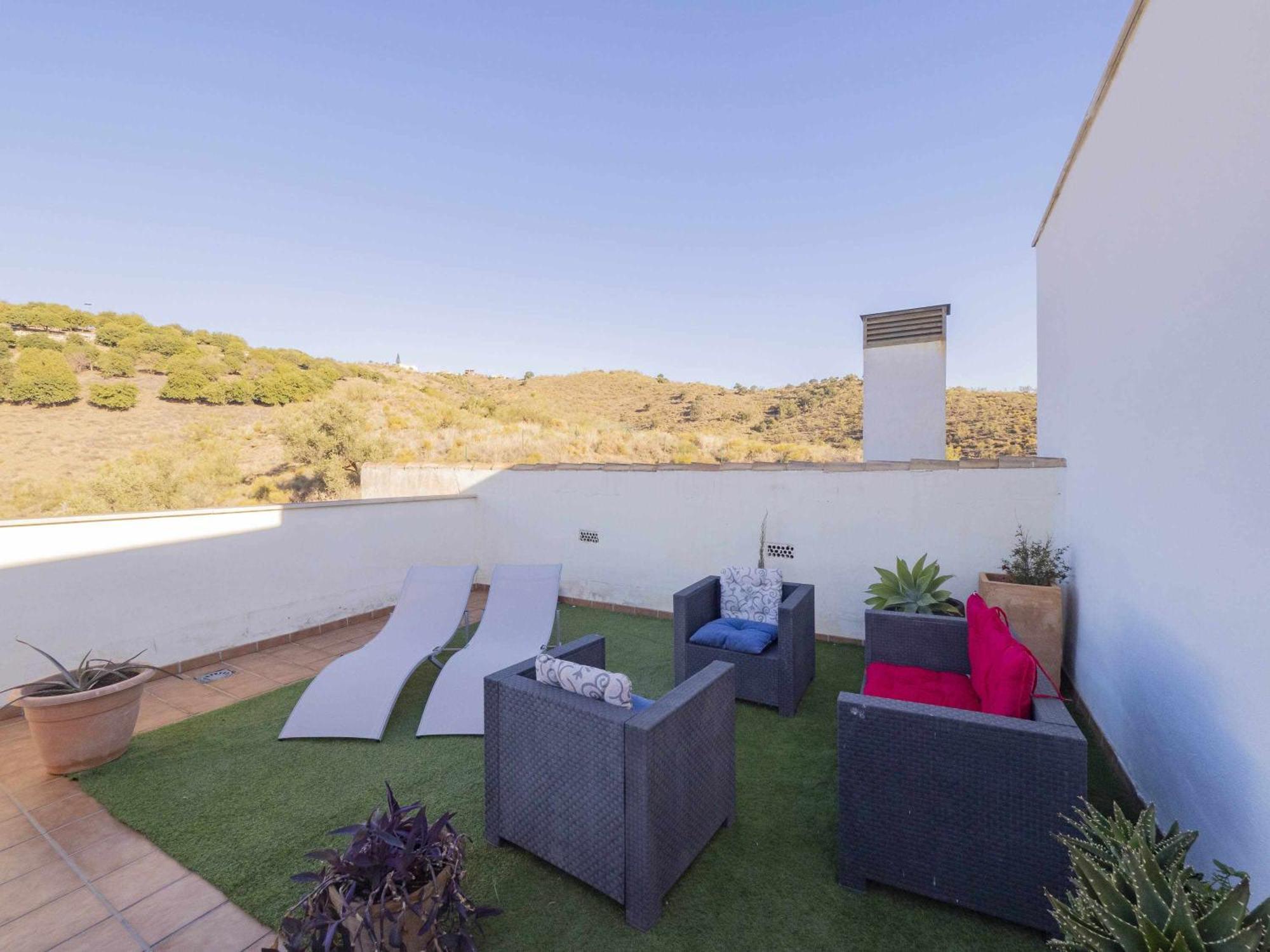 Apartmán Atico Con Vistas Al Mar Piscina Y Parking Màlaga Exteriér fotografie