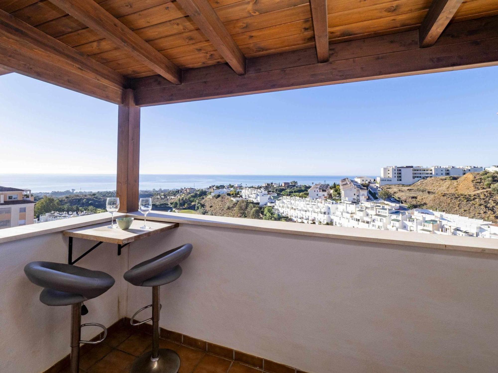 Apartmán Atico Con Vistas Al Mar Piscina Y Parking Màlaga Exteriér fotografie