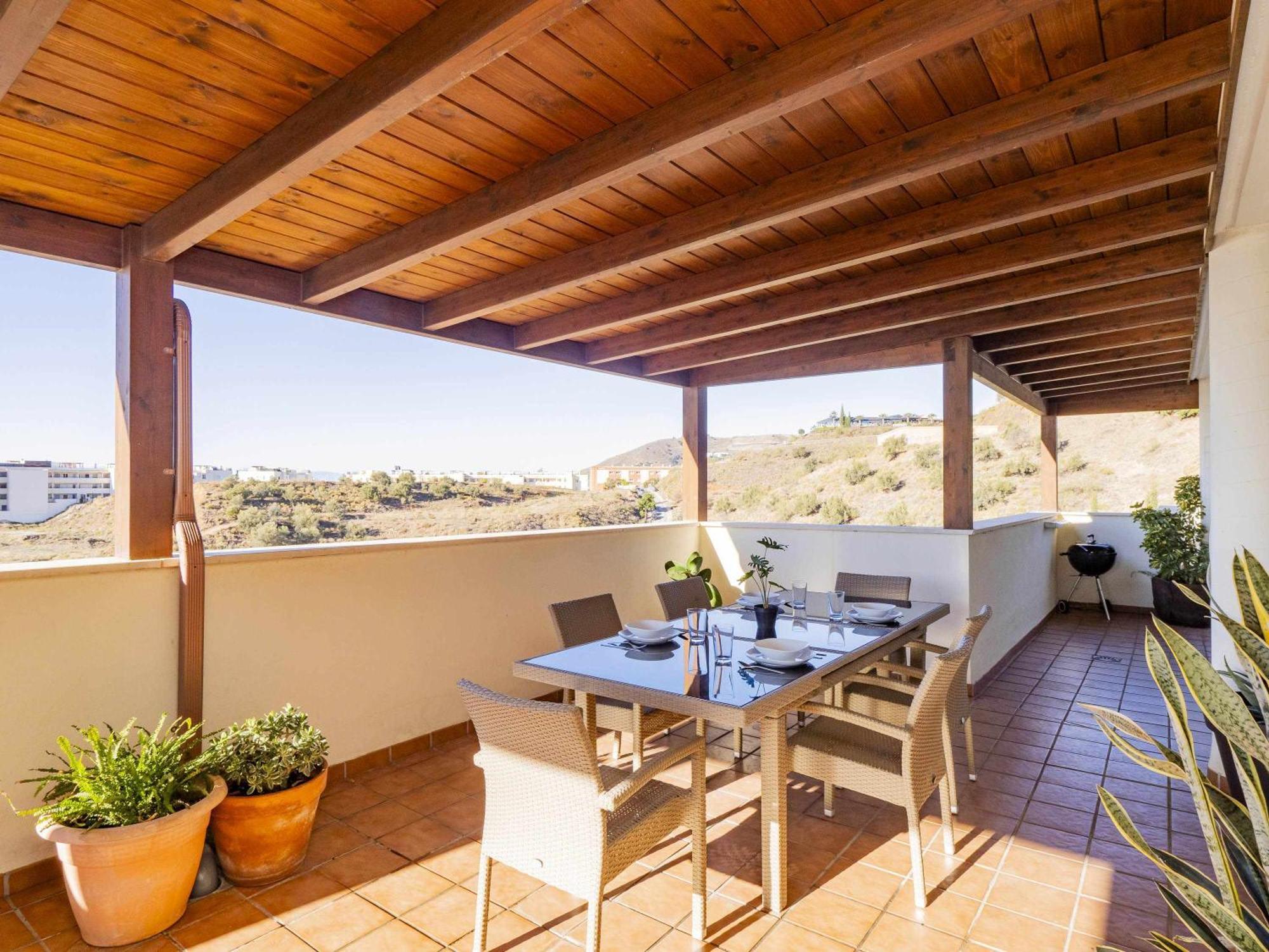 Apartmán Atico Con Vistas Al Mar Piscina Y Parking Màlaga Exteriér fotografie